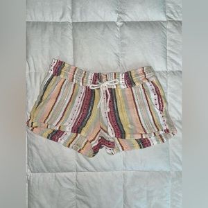 Roxy Shorts - colorful with adjustable waistband and pockets!